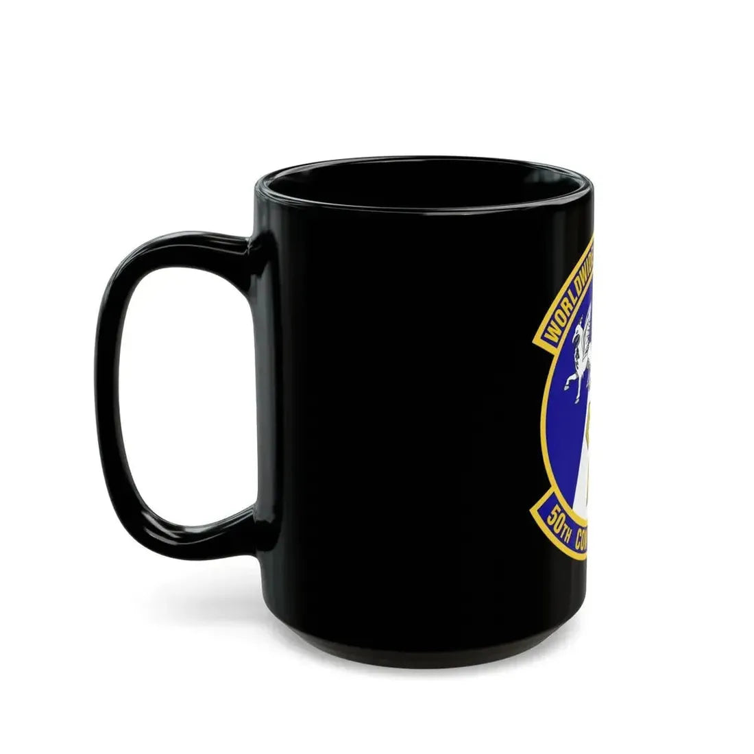 50th Contracting Squadron (U.S. Air Force) Black Coffee Mug - Go Mug Yourself
