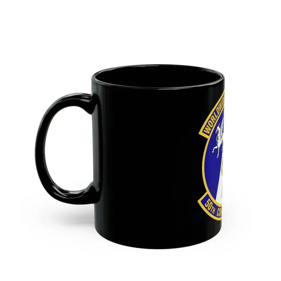 50th Contracting Squadron (U.S. Air Force) Black Coffee Mug - Go Mug Yourself