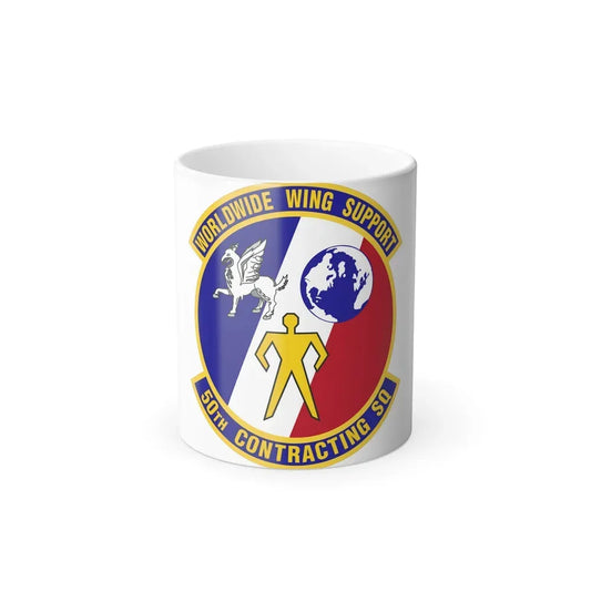 50th Contracting Squadron (U.S. Air Force) Color Changing Coffee Mug 11oz - Go Mug Yourself