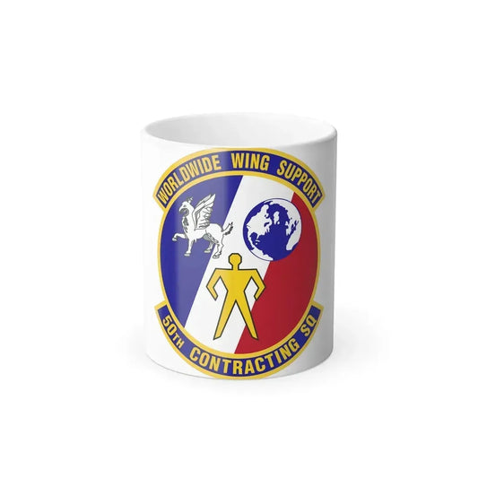50th Contracting Squadron (U.S. Air Force) Color Changing Coffee Mug 11oz - Go Mug Yourself