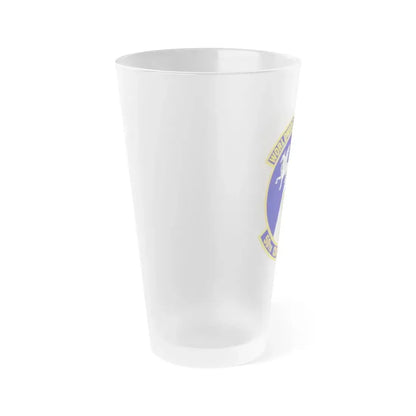 50th Contracting Squadron (U.S. Air Force) Frosted Pint Glass 16oz - Go Mug Yourself