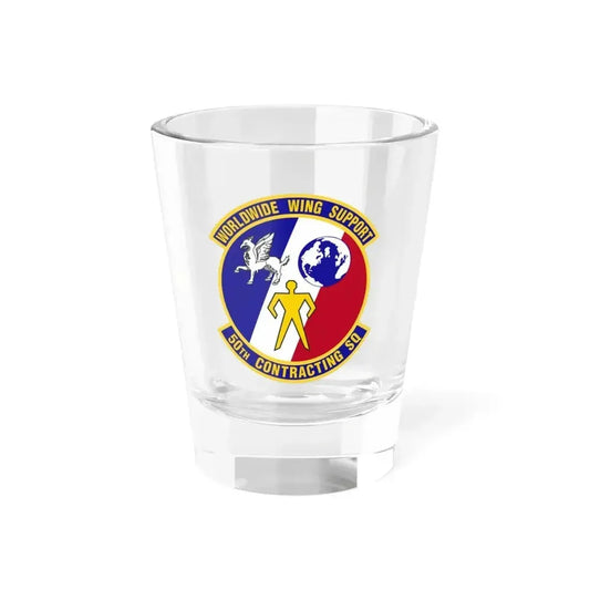 50th Contracting Squadron (U.S. Air Force) Shot Glass 1.5oz 1.5oz - Go Mug Yourself