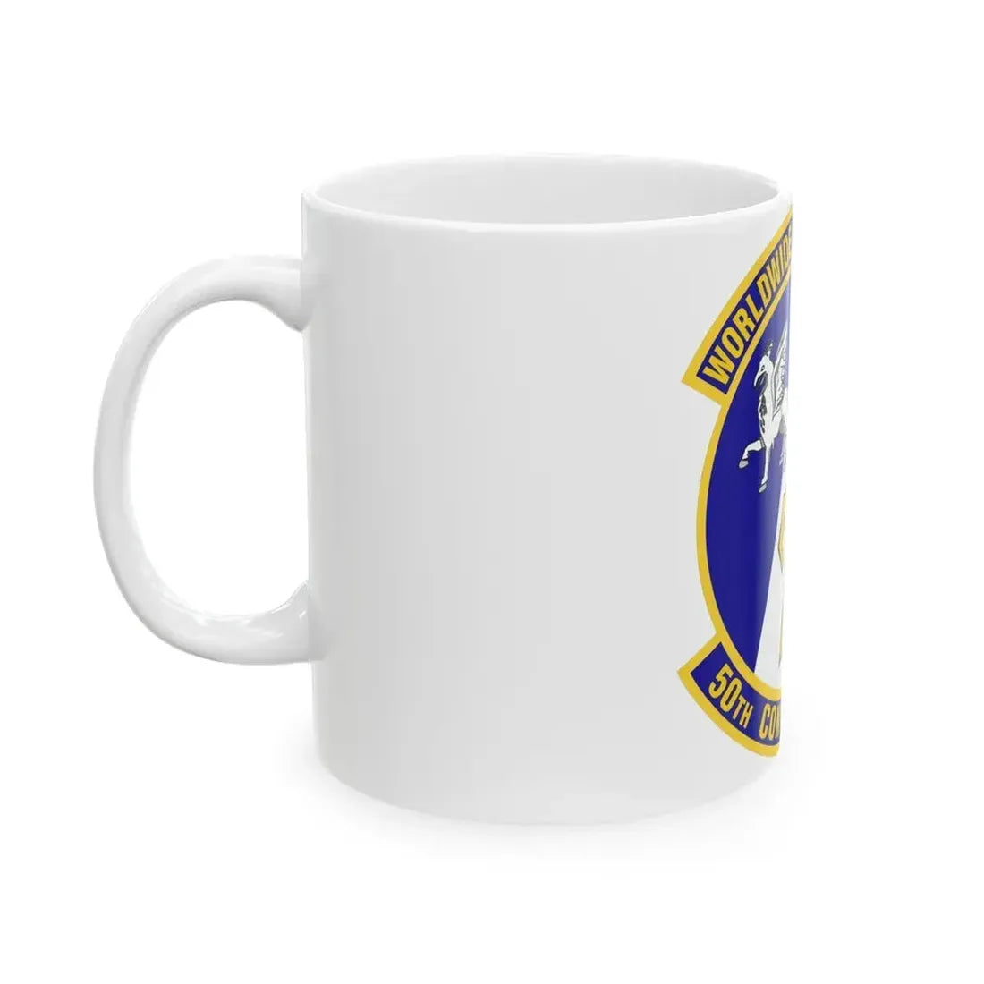 50th Contracting Squadron (U.S. Air Force) White Coffee Mug - Go Mug Yourself