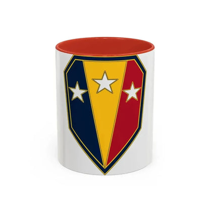 50TH INFANTRY BRIGADE COMBAT TEAM (U.S. Army) Accent Coffee Mug 11oz Red - Go Mug Yourself