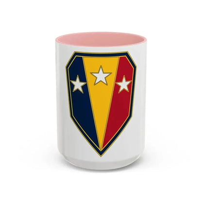 50TH INFANTRY BRIGADE COMBAT TEAM (U.S. Army) Accent Coffee Mug 15oz Pink - Go Mug Yourself
