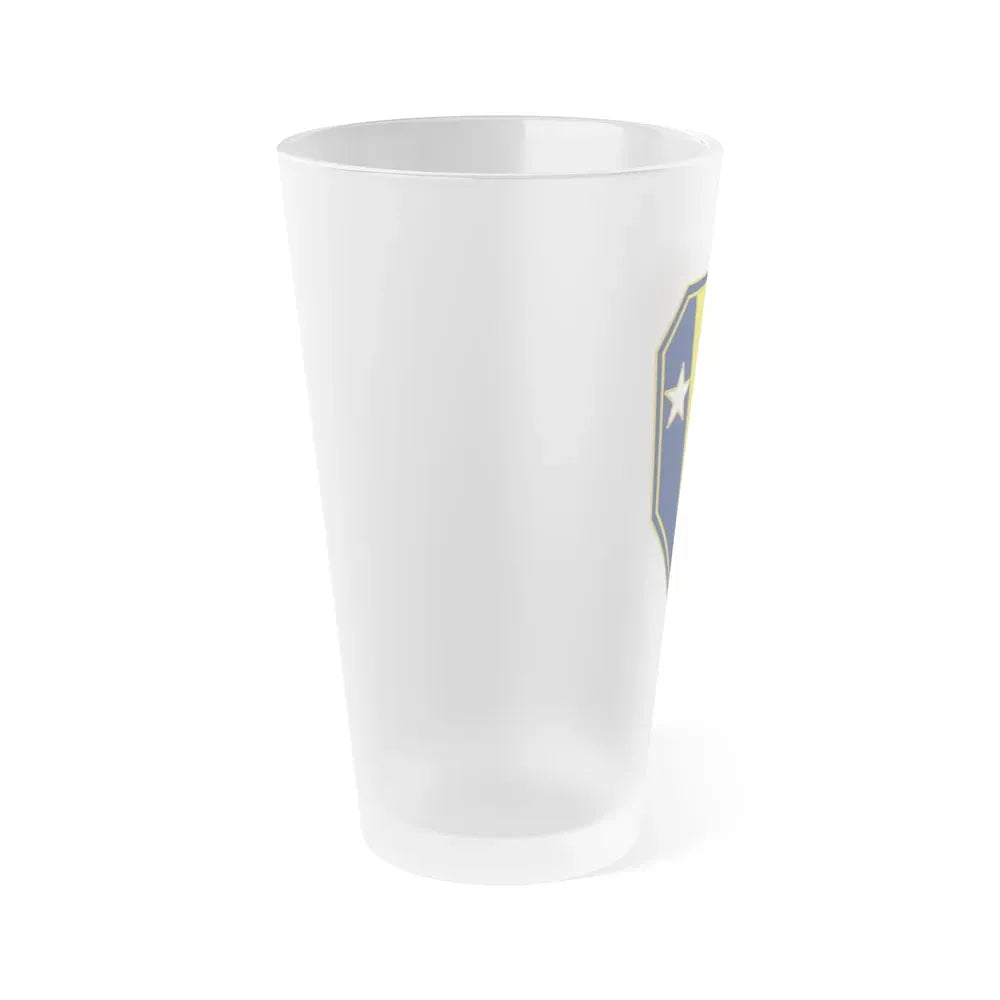 50TH INFANTRY BRIGADE COMBAT TEAM (U.S. Army) Frosted Pint Glass 16oz - Go Mug Yourself