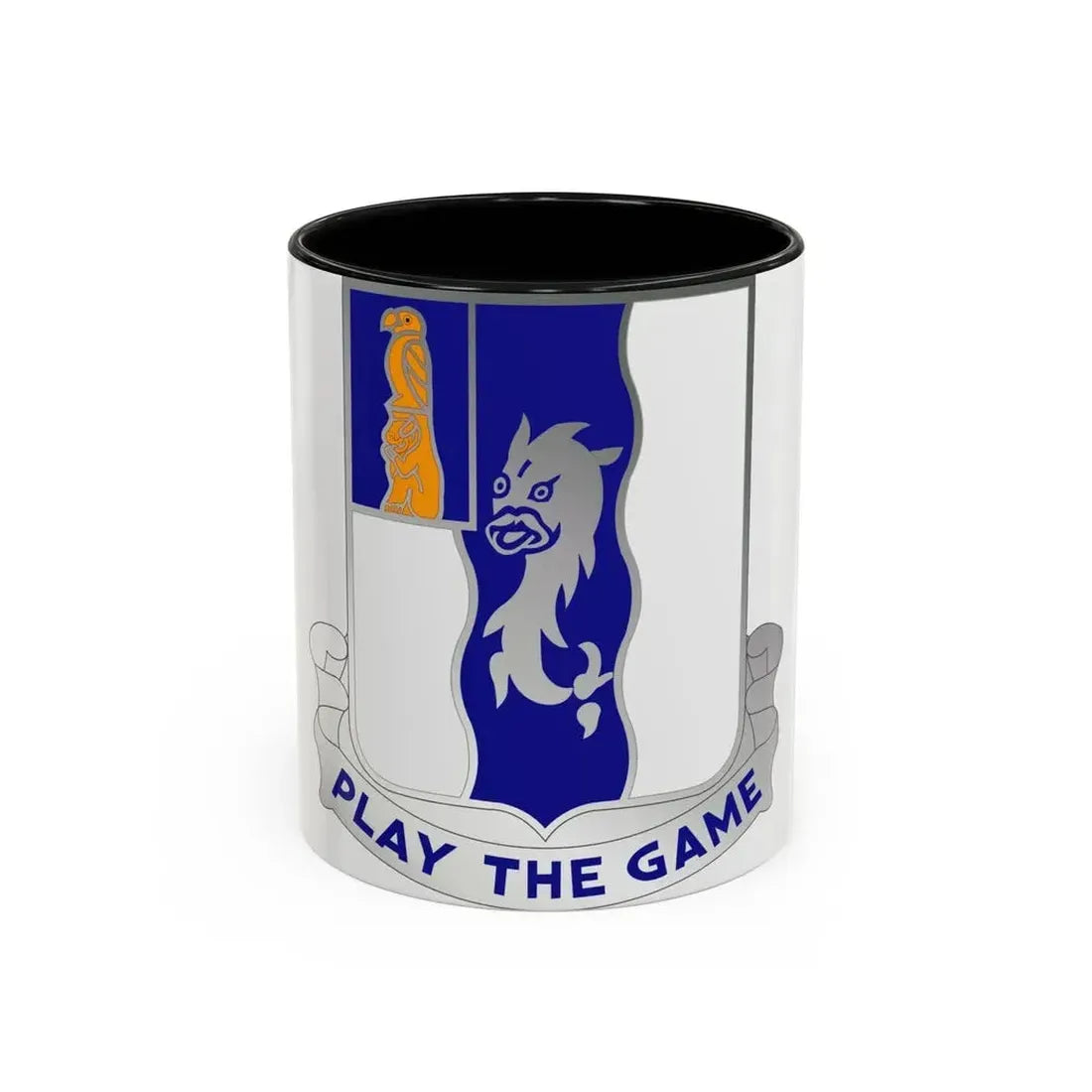 50th Infantry Regiment (U.S. Army) Accent Coffee Mug 11oz Black - Go Mug Yourself