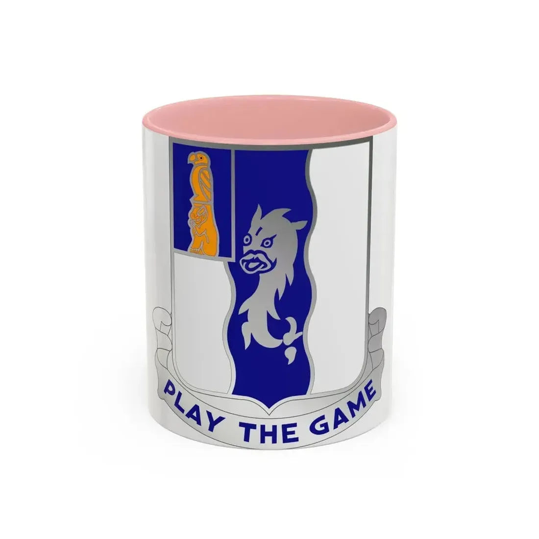 50th Infantry Regiment (U.S. Army) Accent Coffee Mug 11oz Pink - Go Mug Yourself