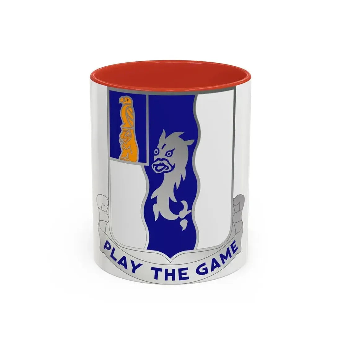 50th Infantry Regiment (U.S. Army) Accent Coffee Mug 11oz Red - Go Mug Yourself