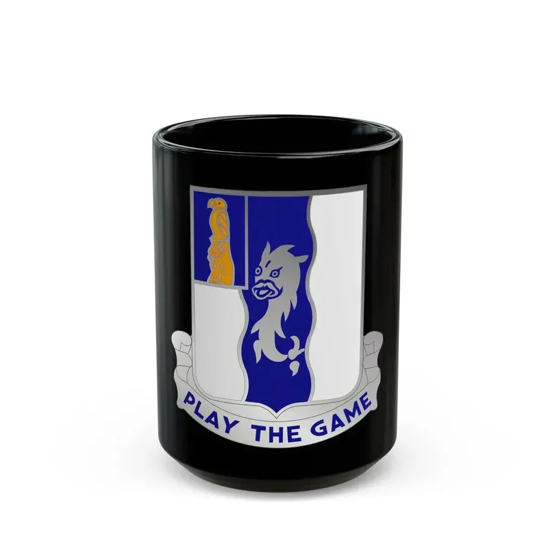 50th Infantry Regiment (U.S. Army) Black Coffee Mug 15oz - Go Mug Yourself