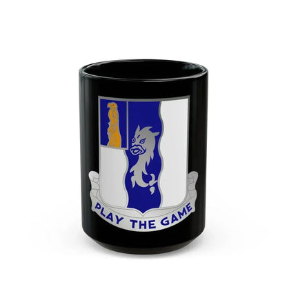 50th Infantry Regiment (U.S. Army) Black Coffee Mug 15oz - Go Mug Yourself