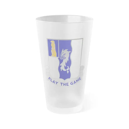 50th Infantry Regiment (U.S. Army) Frosted Pint Glass 16oz Default Title - Go Mug Yourself