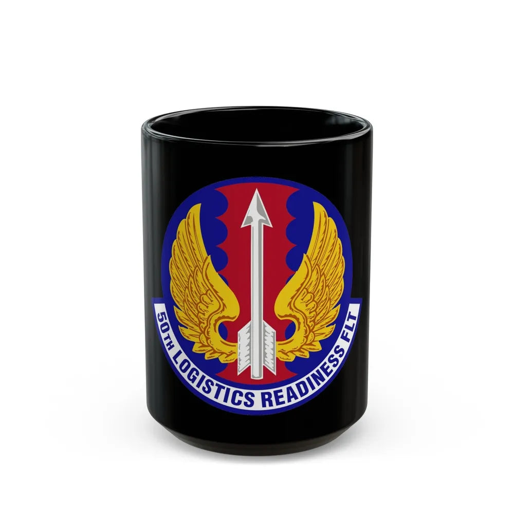 50th Logistics Readiness Flight (U.S. Air Force) Black Coffee Mug-15oz-Go Mug Yourself