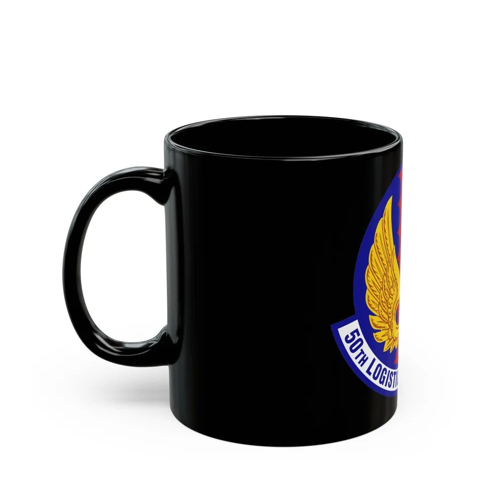 50th Logistics Readiness Flight (U.S. Air Force) Black Coffee Mug-Go Mug Yourself