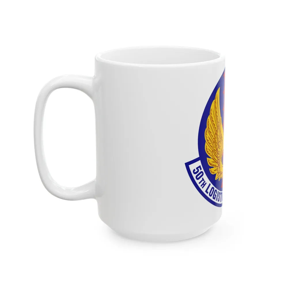 50th Logistics Readiness Flight (U.S. Air Force) White Coffee Mug-Go Mug Yourself