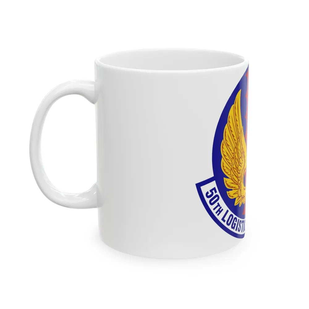 50th Logistics Readiness Flight (U.S. Air Force) White Coffee Mug-Go Mug Yourself