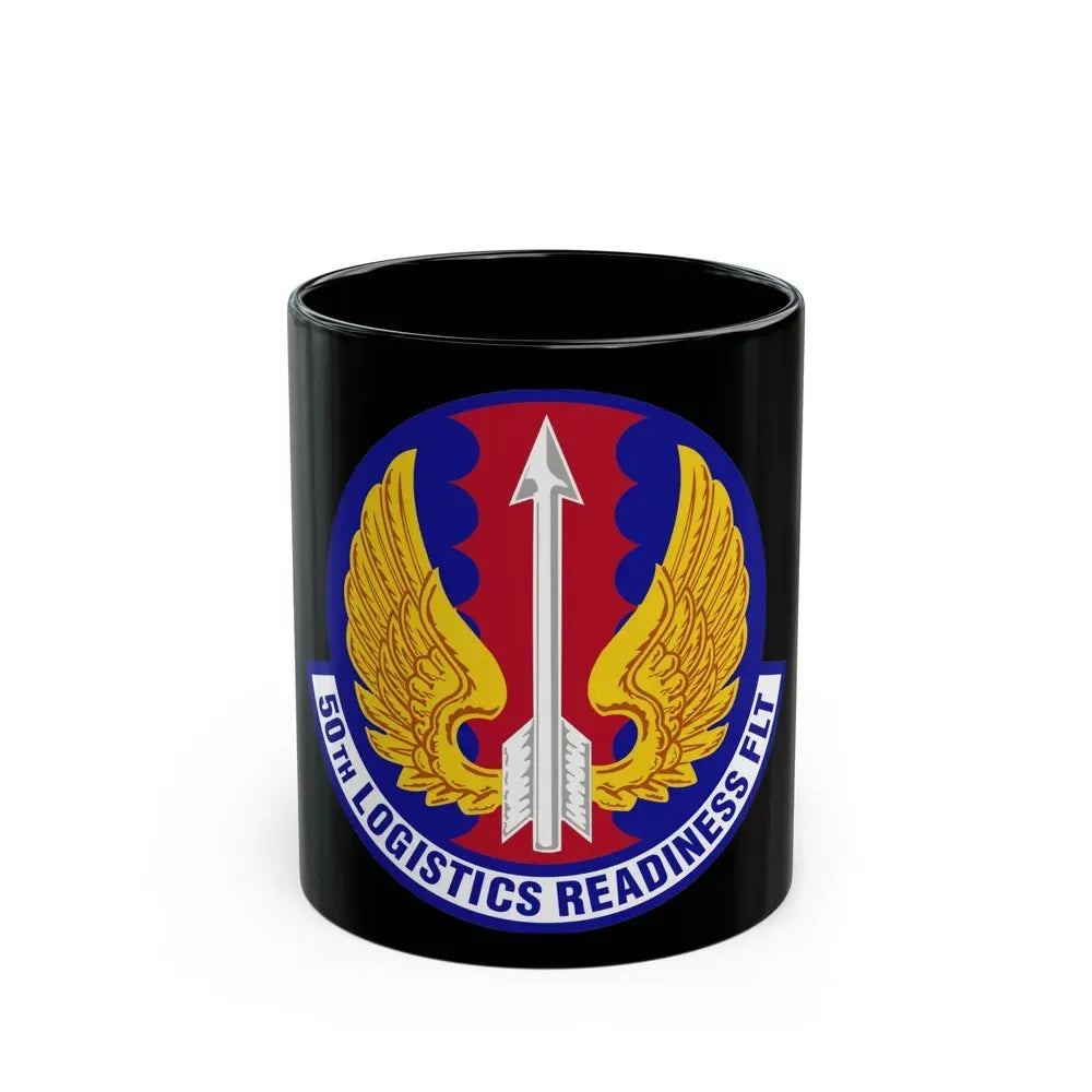 50th Logistics Readiness Flight (U.S. Air Force) Black Coffee Mug 11oz - Go Mug Yourself