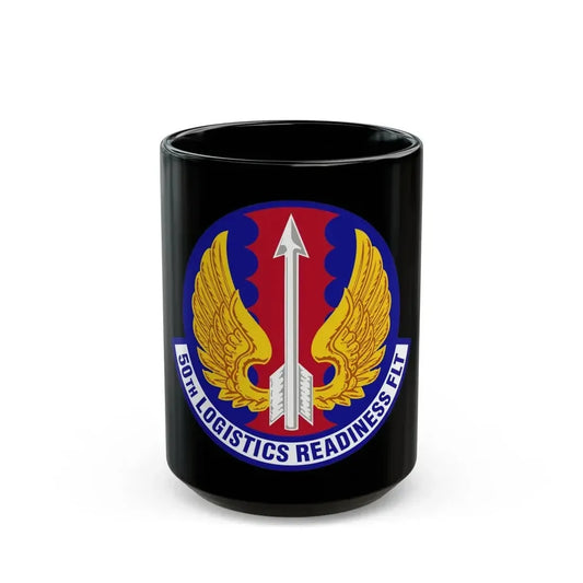 50th Logistics Readiness Flight (U.S. Air Force) Black Coffee Mug 15oz - Go Mug Yourself
