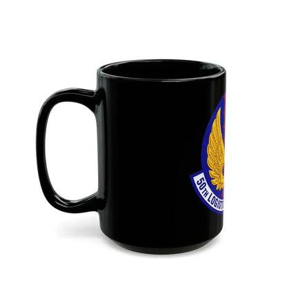 50th Logistics Readiness Flight (U.S. Air Force) Black Coffee Mug - Go Mug Yourself