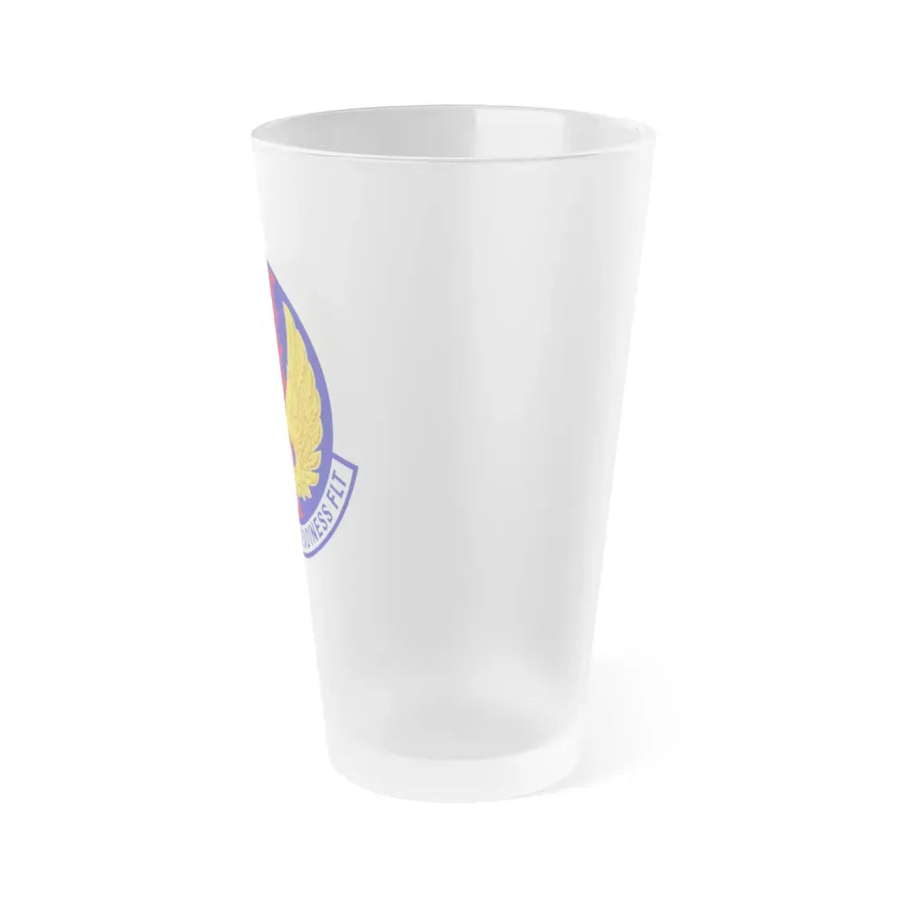 50th Logistics Readiness Flight (U.S. Air Force) Frosted Pint Glass 16oz - Go Mug Yourself