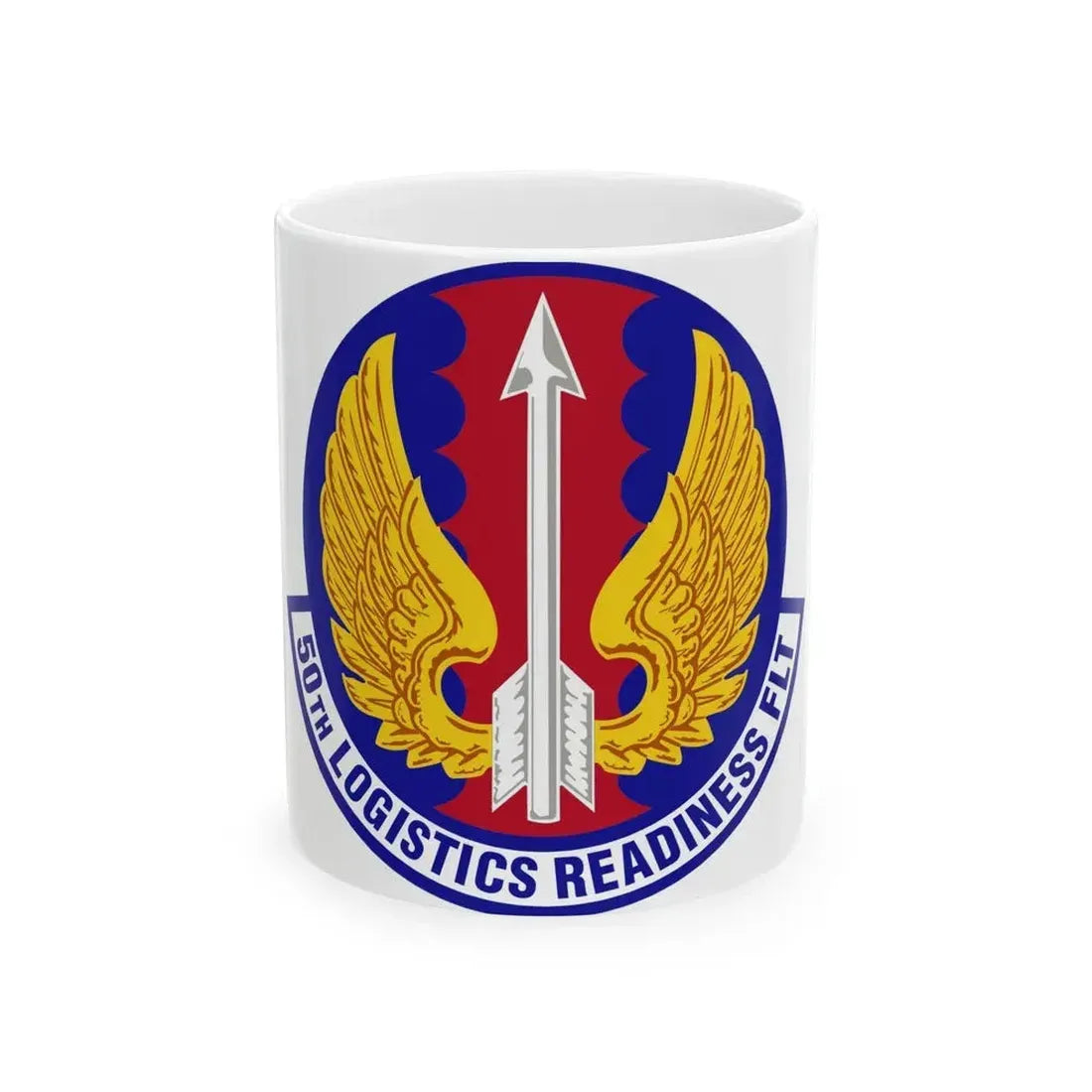 50th Logistics Readiness Flight (U.S. Air Force) White Coffee Mug 11oz - Go Mug Yourself