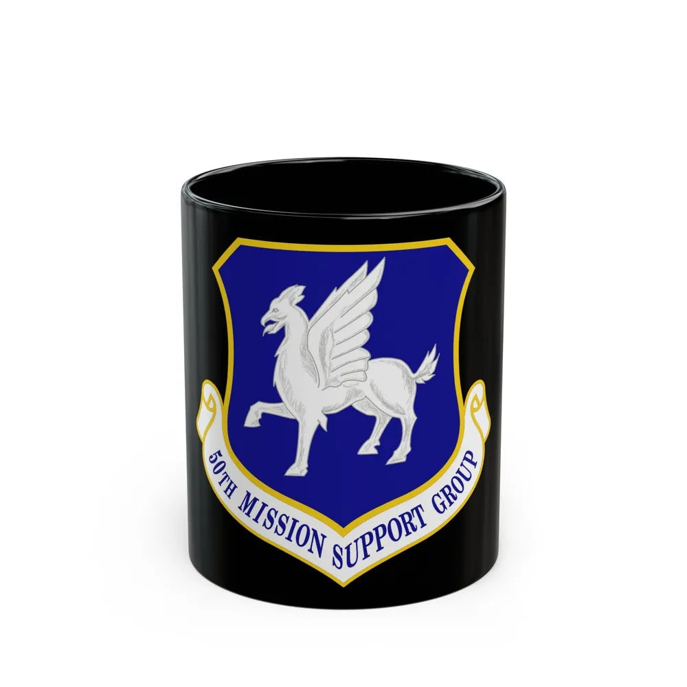 50th Mission Support Group (U.S. Air Force) Black Coffee Mug-11oz-Go Mug Yourself