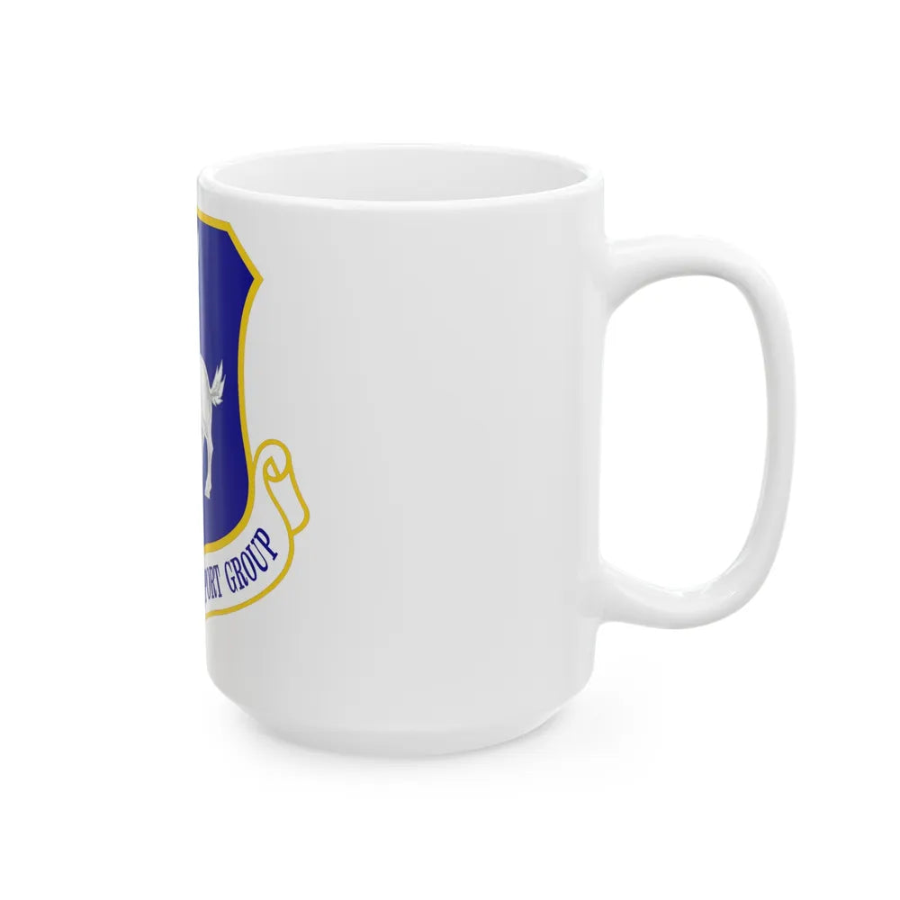 50th Mission Support Group (U.S. Air Force) White Coffee Mug-Go Mug Yourself