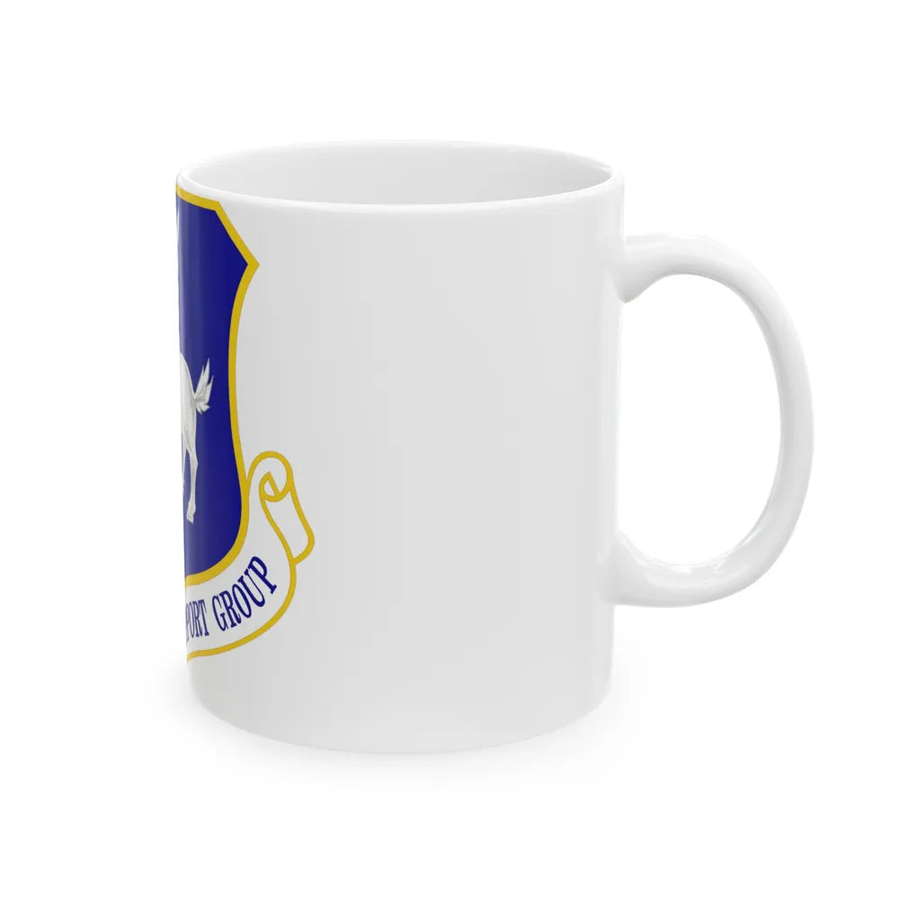 50th Mission Support Group (U.S. Air Force) White Coffee Mug-Go Mug Yourself