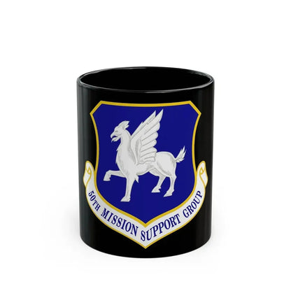 50th Mission Support Group (U.S. Air Force) Black Coffee Mug 11oz - Go Mug Yourself