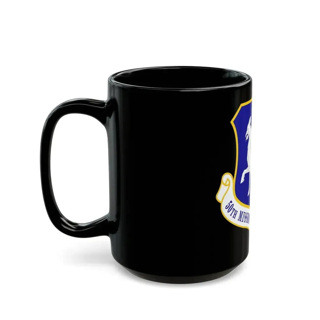 50th Mission Support Group (U.S. Air Force) Black Coffee Mug - Go Mug Yourself