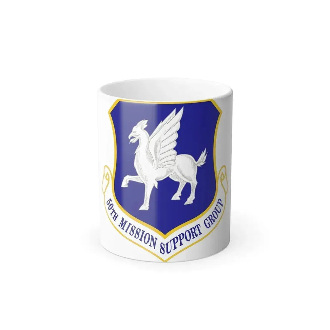 50th Mission Support Group (U.S. Air Force) Color Changing Coffee Mug 11oz - Go Mug Yourself