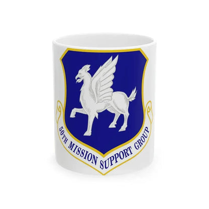 50th Mission Support Group (U.S. Air Force) White Coffee Mug 11oz - Go Mug Yourself