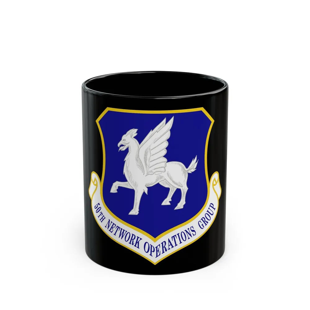 50th Network Operations Group (U.S. Air Force) Black Coffee Mug-11oz-Go Mug Yourself