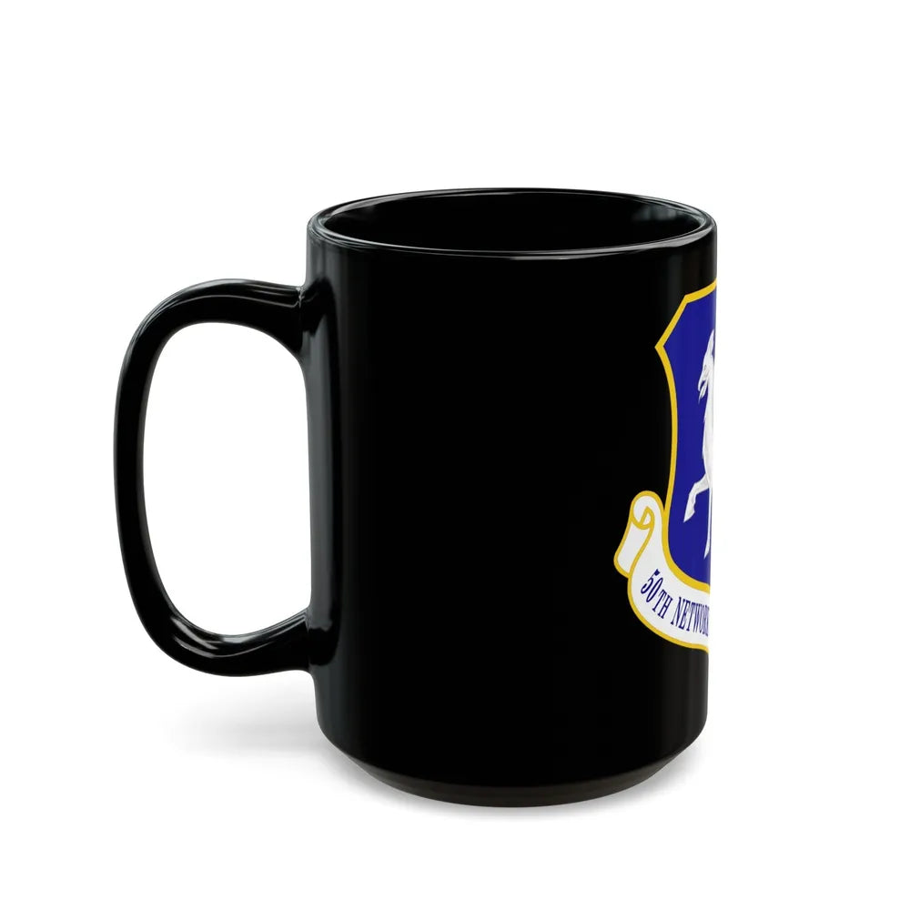 50th Network Operations Group (U.S. Air Force) Black Coffee Mug-Go Mug Yourself