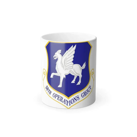 50th Operations Group (U.S. Air Force) Color Changing Coffee Mug 11oz - Go Mug Yourself