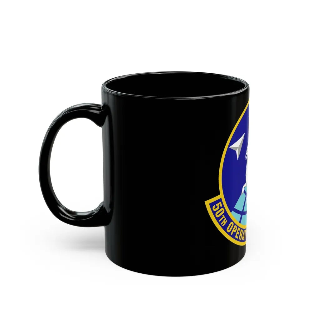 50th Operations Support Squadron (U.S. Air Force) Black Coffee Mug-Go Mug Yourself