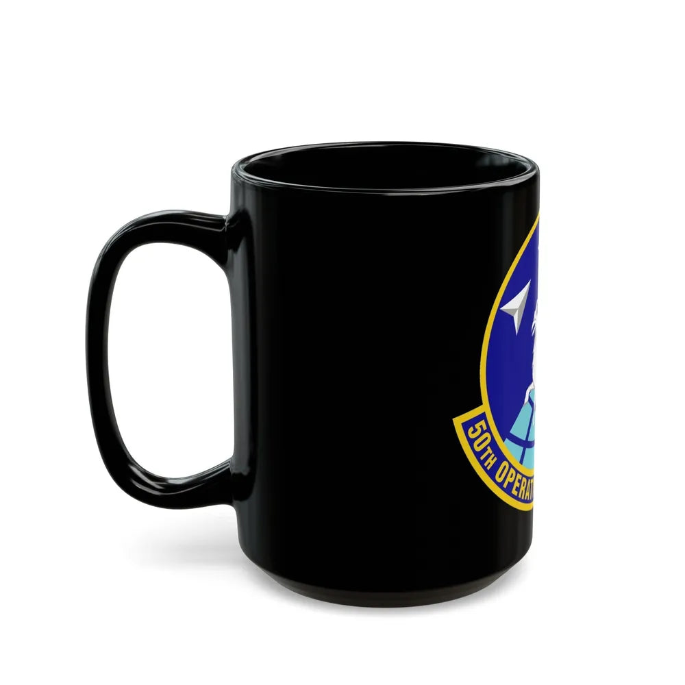 50th Operations Support Squadron (U.S. Air Force) Black Coffee Mug-Go Mug Yourself