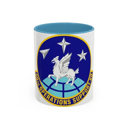 50th Operations Support Squadron (U.S. Air Force) Accent Coffee Mug 11oz Light Blue - Go Mug Yourself