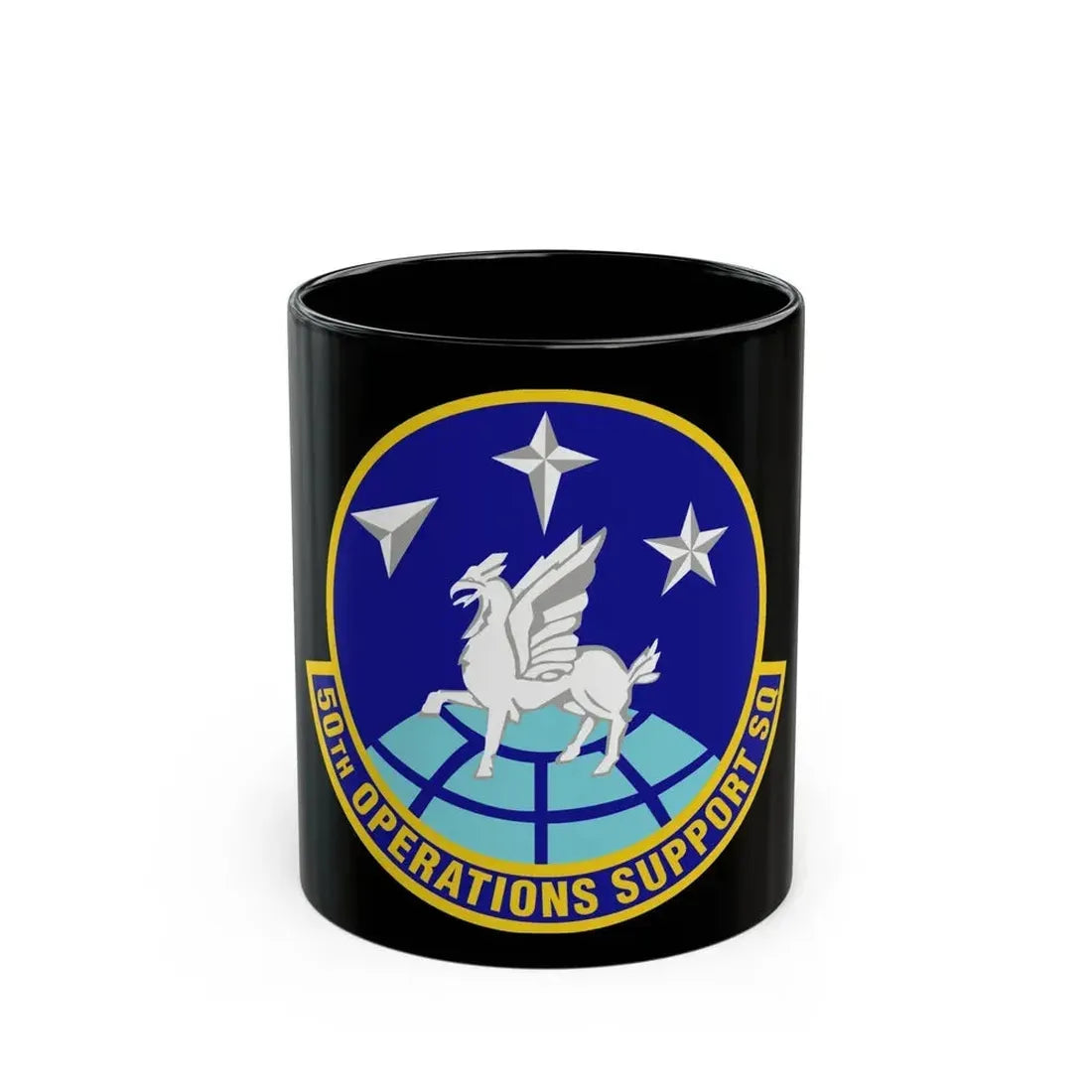 50th Operations Support Squadron (U.S. Air Force) Black Coffee Mug 11oz - Go Mug Yourself