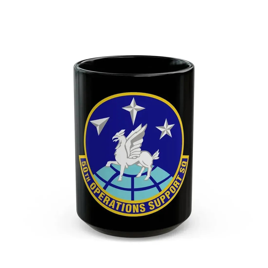 50th Operations Support Squadron (U.S. Air Force) Black Coffee Mug - Go Mug Yourself