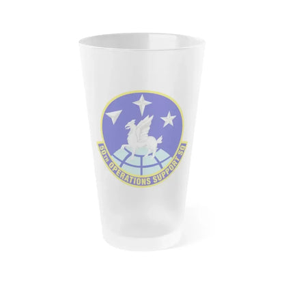 50th Operations Support Squadron (U.S. Air Force) Frosted Pint Glass 16oz 16oz Frosted - Go Mug Yourself