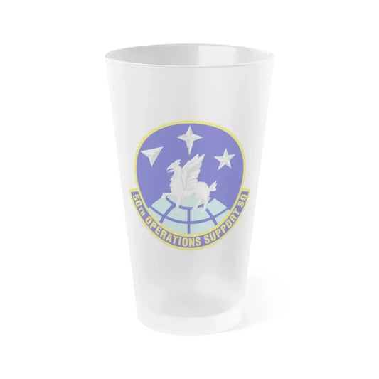 50th Operations Support Squadron (U.S. Air Force) Frosted Pint Glass 16oz 16oz Frosted - Go Mug Yourself