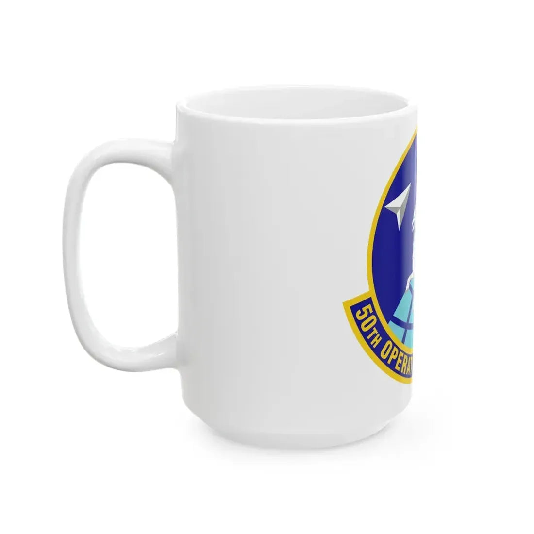 50th Operations Support Squadron (U.S. Air Force) White Coffee Mug - Go Mug Yourself