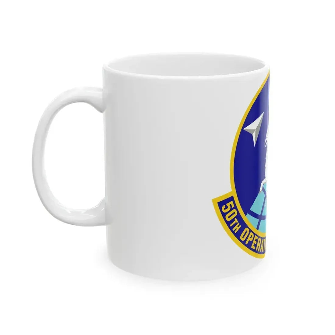 50th Operations Support Squadron (U.S. Air Force) White Coffee Mug - Go Mug Yourself