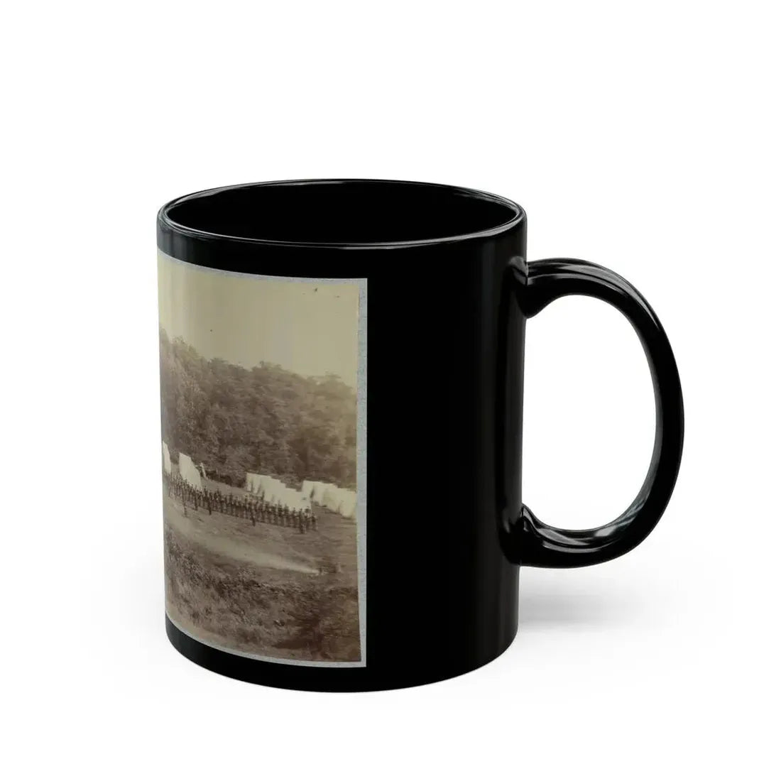 50th Pennsylvania Infantry, Gettysburg, Pa., July, 1865 (U.S. Civil War) Black Coffee Mug - Go Mug Yourself
