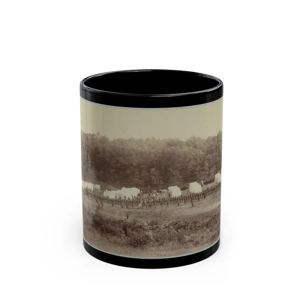 50th Pennsylvania Infantry, Gettysburg, Pa., July, 1865 (U.S. Civil War) Black Coffee Mug-11oz-Go Mug Yourself