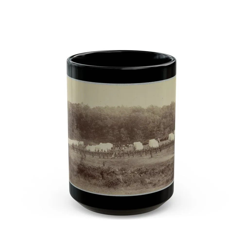 50th Pennsylvania Infantry, Gettysburg, Pa., July, 1865 (U.S. Civil War) Black Coffee Mug-15oz-Go Mug Yourself