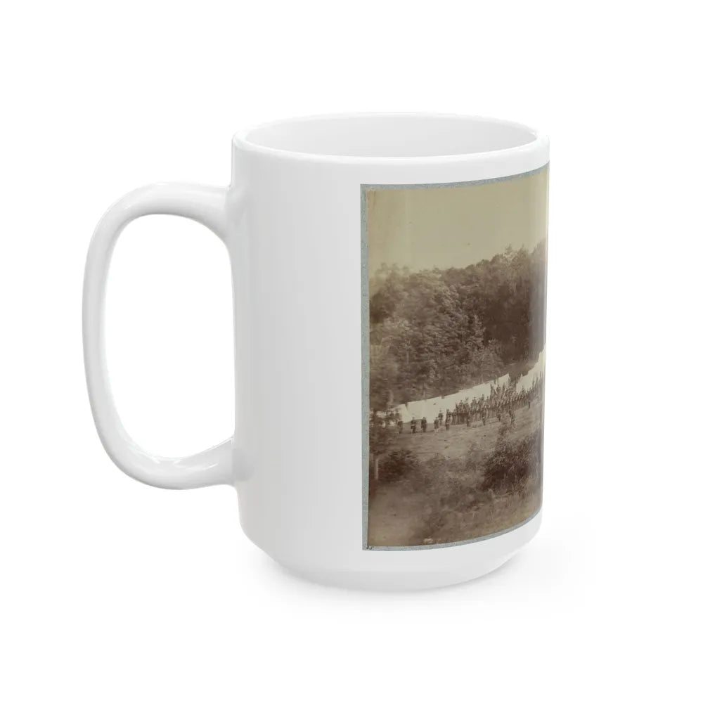 50th Pennsylvania Infantry, Gettysburg, Pa., July, 1865 (U.S. Civil War) White Coffee Mug-Go Mug Yourself