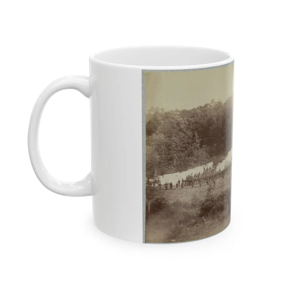 50th Pennsylvania Infantry, Gettysburg, Pa., July, 1865 (U.S. Civil War) White Coffee Mug-Go Mug Yourself