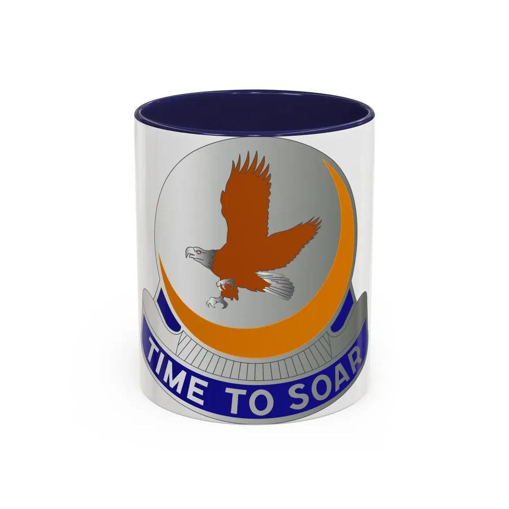 51 Aviation Group (U.S. Army) Accent Coffee Mug-11oz-Navy-Go Mug Yourself